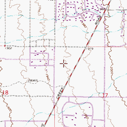 Topographic Map of Saint Gabriel Catholic Church, AZ