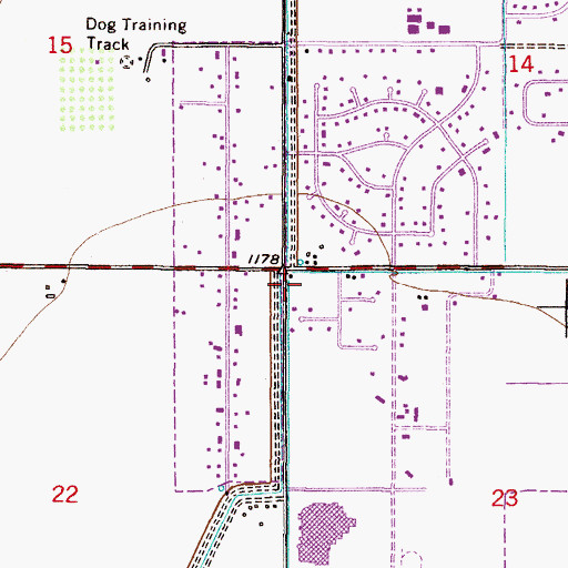 Topographic Map of Saint James Episcopal Church, AZ