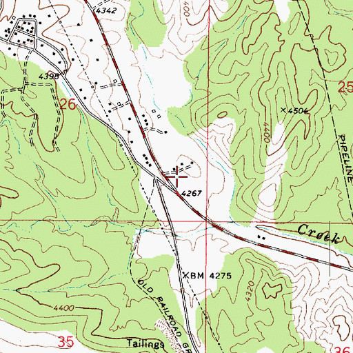 Topographic Map of Saint Josephs Catholic Church, AZ