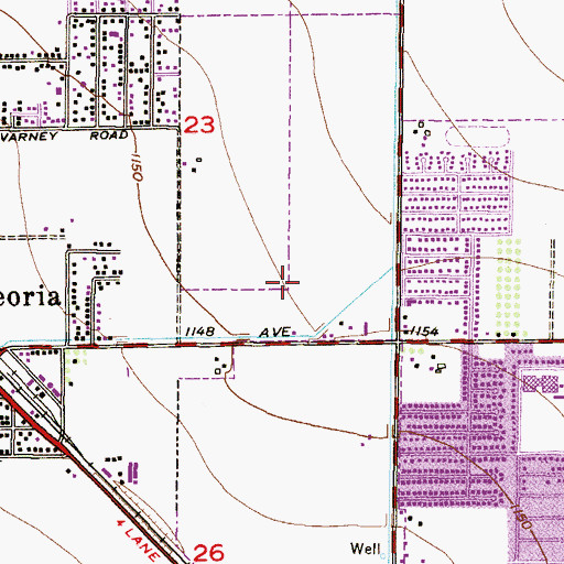 Topographic Map of The Church of Jesus Christ of Latter Day Saints, AZ