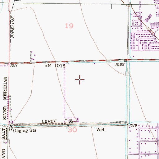 Topographic Map of The Church of Jesus Christ of Latter Day Saints, AZ