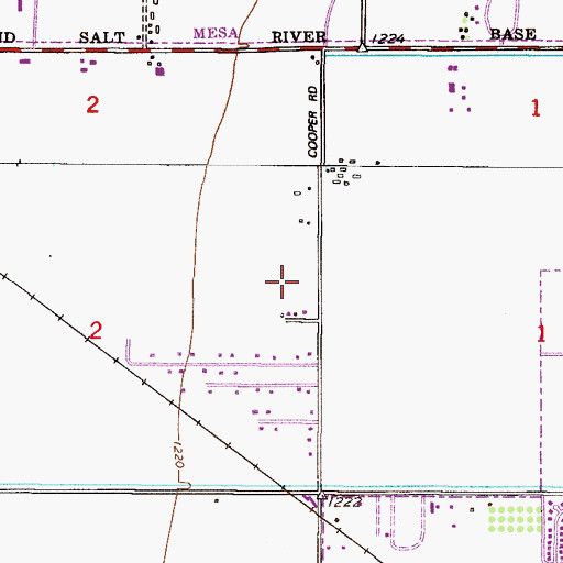 Topographic Map of The Church of Jesus Christ of Latter Day Saints, AZ
