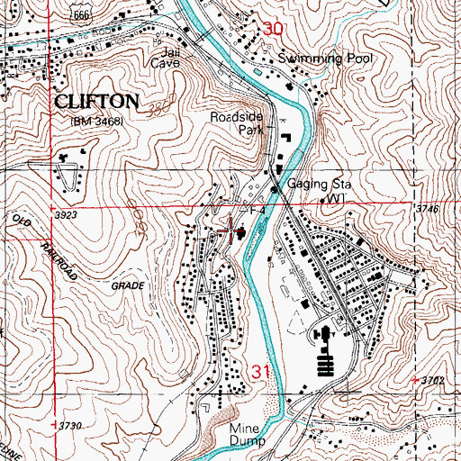 Topographic Map of The Church of Jesus Christ of Latter Day Saints, AZ
