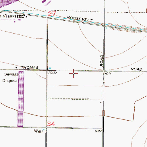 Topographic Map of The Church of Jesus Christ of Latter Day Saints, AZ