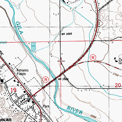 Topographic Map of The Church of Jesus Christ of Latter Day Saints, AZ