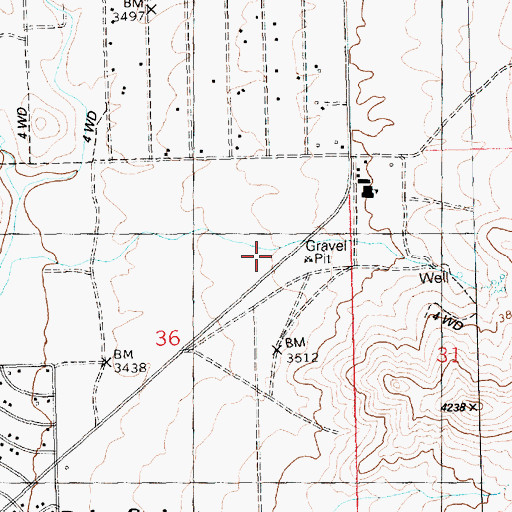 Topographic Map of The Church of Jesus Christ of Latter Day Saints, AZ
