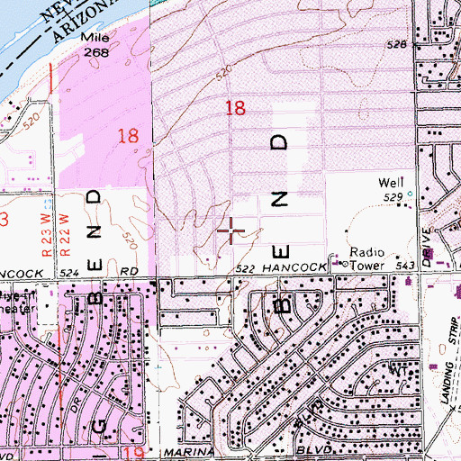 Topographic Map of The Church of Jesus Christ of Latter Day Saints, AZ