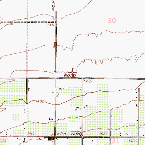 Topographic Map of The Church of Jesus Christ of Latter Day Saints, AZ