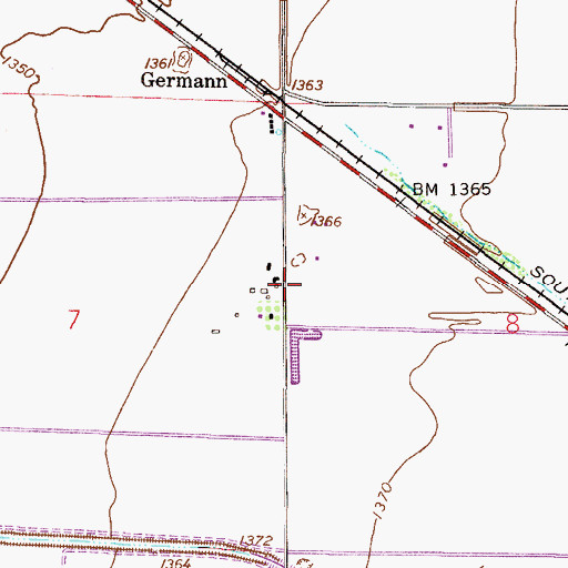 Topographic Map of The Church of Jesus Christ of Latter Day Saints, AZ