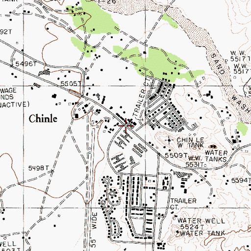Topographic Map of Trinity Presbyterian Church, AZ
