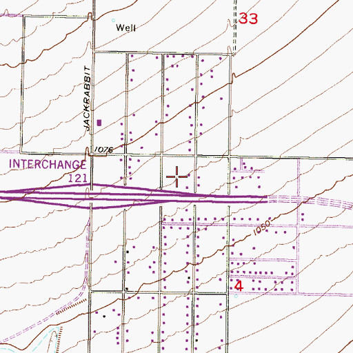 Topographic Map of White Tank Southern Baptist Church, AZ