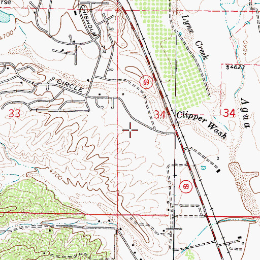 Topographic Map of Kingdom Hall of Jehovahs Witnesses, AZ