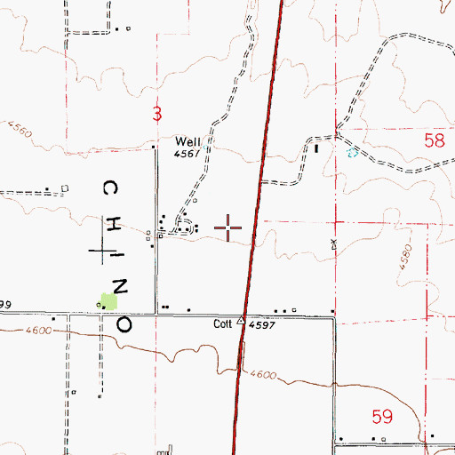 Topographic Map of Kingdom Hall of Jehovahs Witnesses, AZ