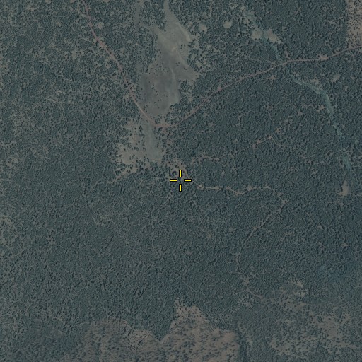 Aerial/Satellite Image of Brady Spring, AZ