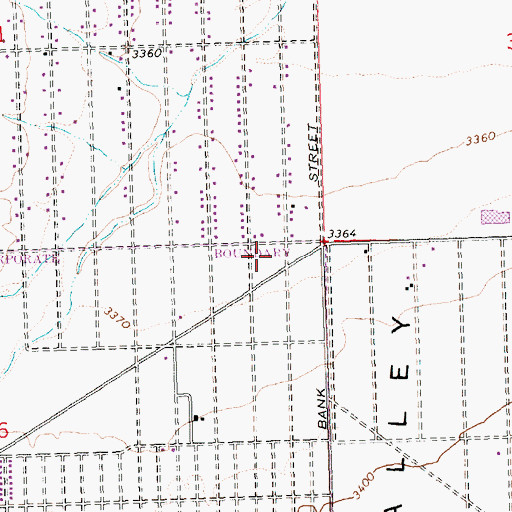 Topographic Map of Kingman Christian Church, AZ
