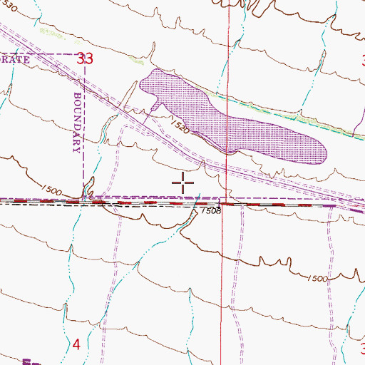 Topographic Map of La Casa de Cristo Lutheran, AZ