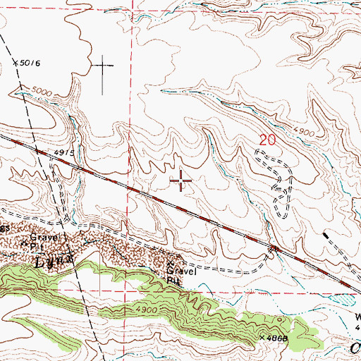 Topographic Map of Lifepoint Church Bradshaw Mountain Campus, AZ