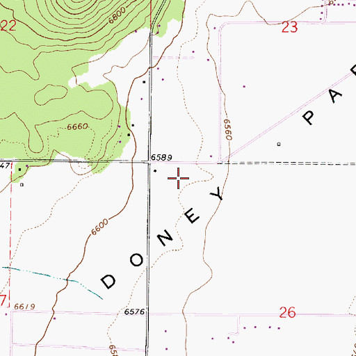 Topographic Map of Lord of Life Lutheran Church, AZ