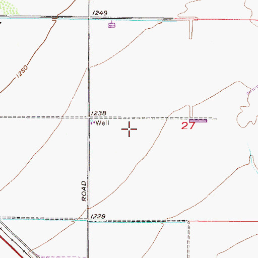 Topographic Map of New Hope Fellowship, AZ