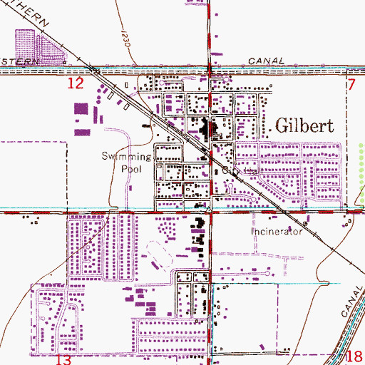 Topographic Map of Saint Thomas the Apostle Byzantine Catholic Church, AZ