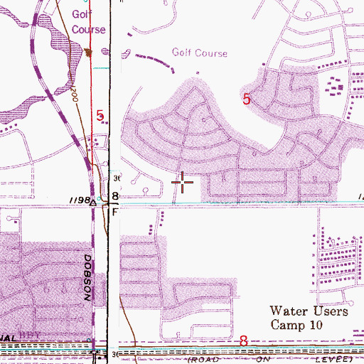 Topographic Map of Saint Timothy Catholic Church, AZ