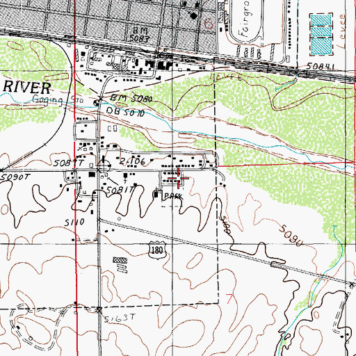 Topographic Map of Saints Home Church of God in Christ, AZ