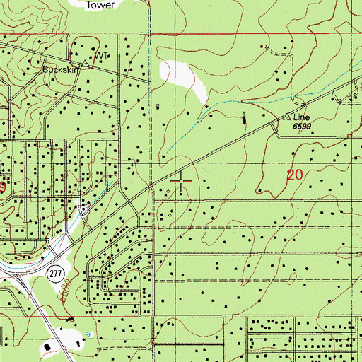 Topographic Map of Our Lady of the Assumption Catholic Church, AZ