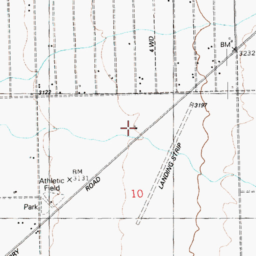 Topographic Map of Our Lady of the Desert Mission, AZ