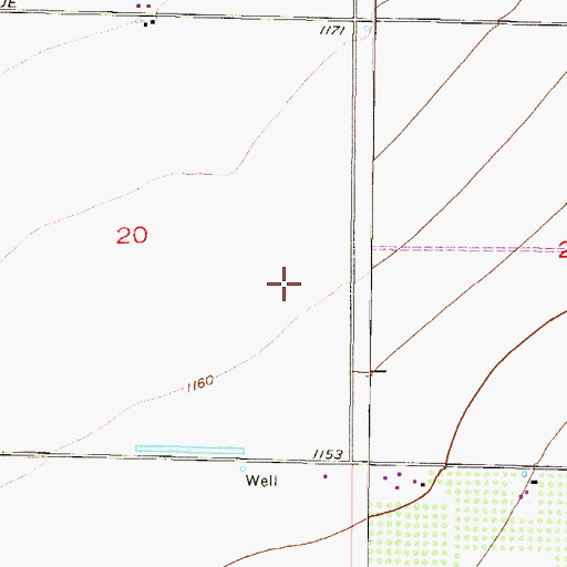 Topographic Map of Parkway Christian Church, AZ
