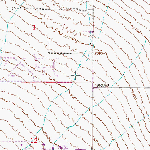 Topographic Map of Pinnacle Presbyterian Church, AZ