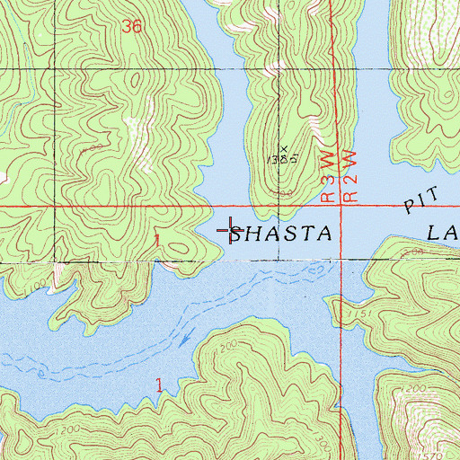 Topographic Map of Reynolds Creek, CA