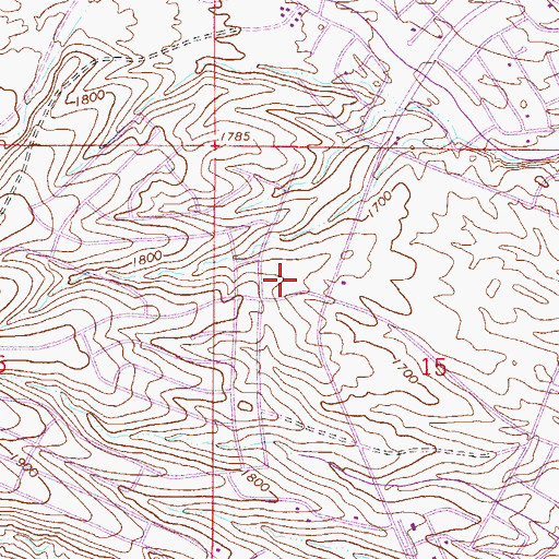 Topographic Map of Shepherd of the Hills Lutheran Church, AZ