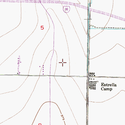 Topographic Map of Skyway Church of the West Valley, AZ
