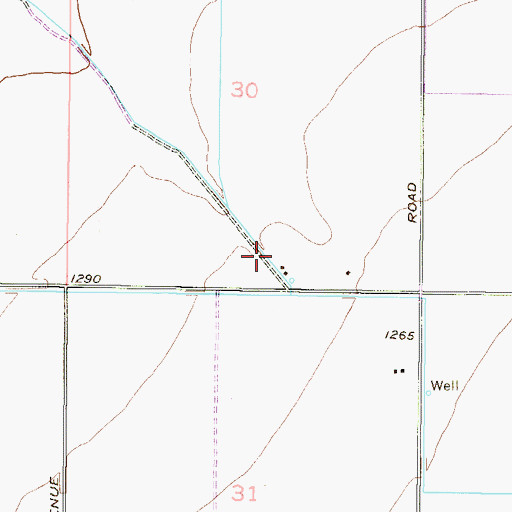 Topographic Map of Spirit of Grace Lutheran Church, AZ