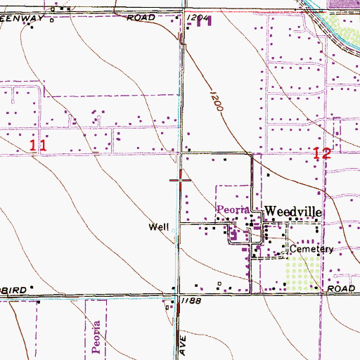 Topographic Map of Spirit of Hope United Methodist Church, AZ