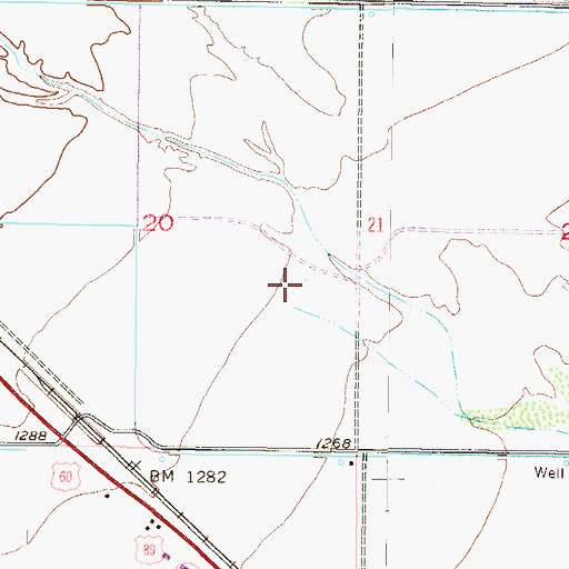 Topographic Map of Sun City West Christian Church, AZ