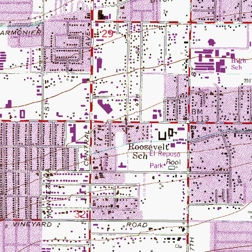Topographic Map of Templo Del Dios Altisimo, AZ