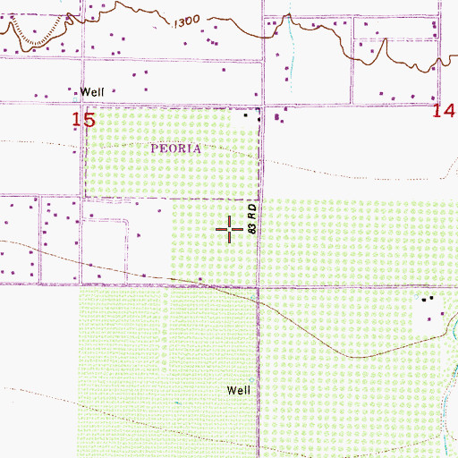 Topographic Map of The Church of Jesus Christ of Latter Day Saints, AZ