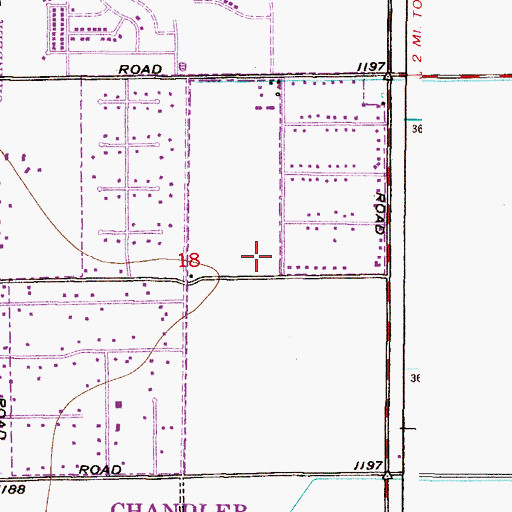 Topographic Map of The Church of Jesus Christ of Latter Day Saints, AZ