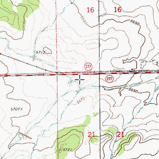Topographic Map of The Church of Jesus Christ of Latter Day Saints, AZ