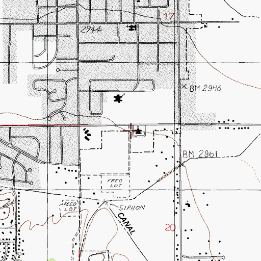 Topographic Map of The Church of Jesus Christ of Latter Day Saints, AZ