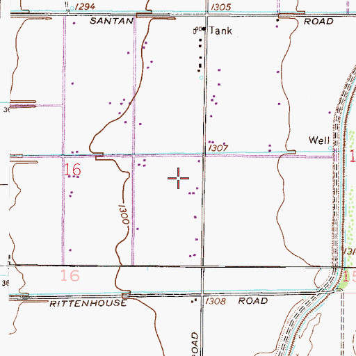 Topographic Map of The Church of Jesus Christ of Latter Day Saints, AZ