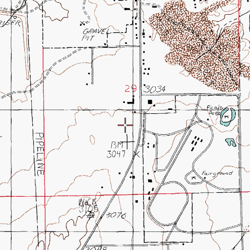 Topographic Map of The Church of Jesus Christ of Latter Day Saints, AZ