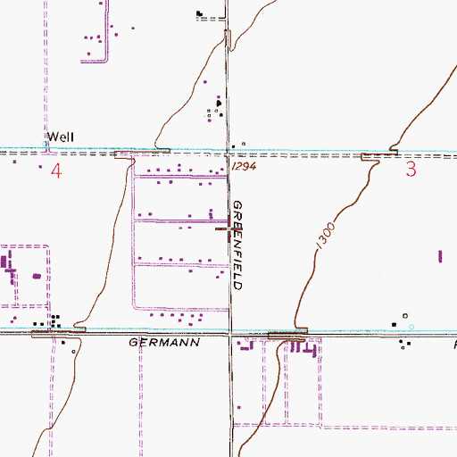 Topographic Map of The Church of Jesus Christ of Latter Day Saints, AZ