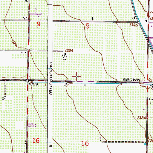 Topographic Map of The Church of Jesus Christ of Latter Day Saints, AZ