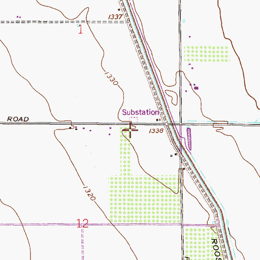 Topographic Map of The Church of Jesus Christ of Latter Day Saints, AZ