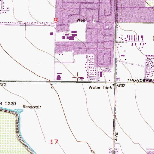 Topographic Map of The Church of Jesus Christ of Latter Day Saints, AZ