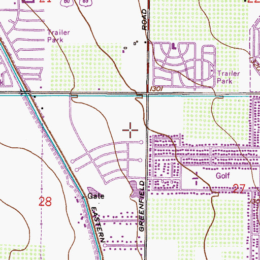 Topographic Map of The Church of Jesus Christ of Latter Day Saints, AZ
