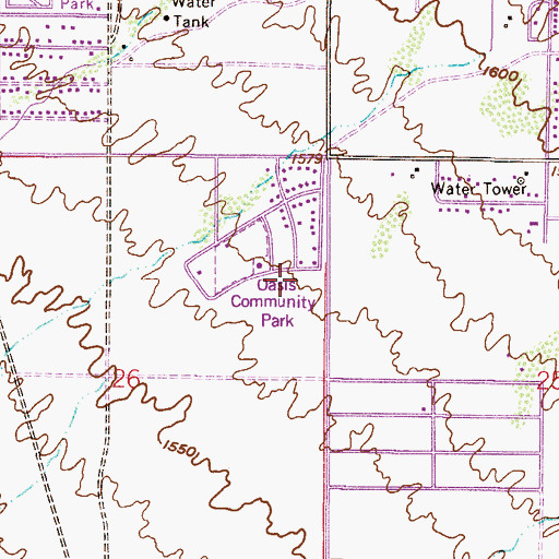 Topographic Map of The Church of Jesus Christ of Latter Day Saints, AZ