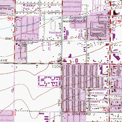 Topographic Map of The Church of Jesus Christ of Latter Day Saints, AZ